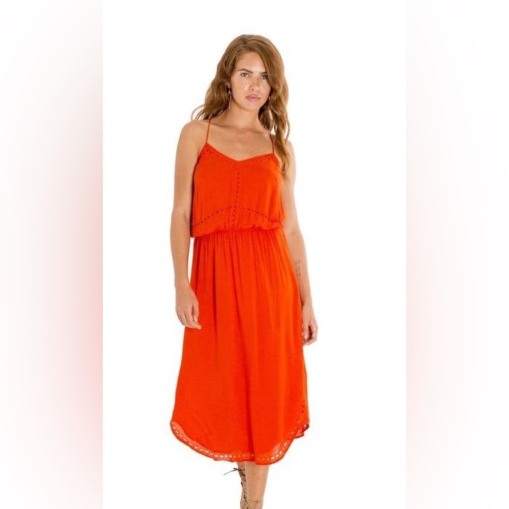 Uma and Leopold Iris Midi Dress